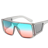 J+F 180 Grey + Gradient Cyan/Pink Sunglasses
