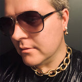 Pearl + Gold Vermeil Sphere Drop Earrings