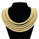 Walk Like An Egyptian Collar in Gold