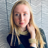 Walk Like An Egyptian Collar in Gold