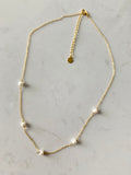 14k Gold Vermeil Refined Pearl Choker