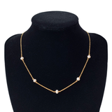 14k Gold Vermeil Refined Pearl Choker