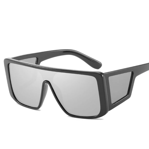 J+F 180 Black + Silver Sunglasses