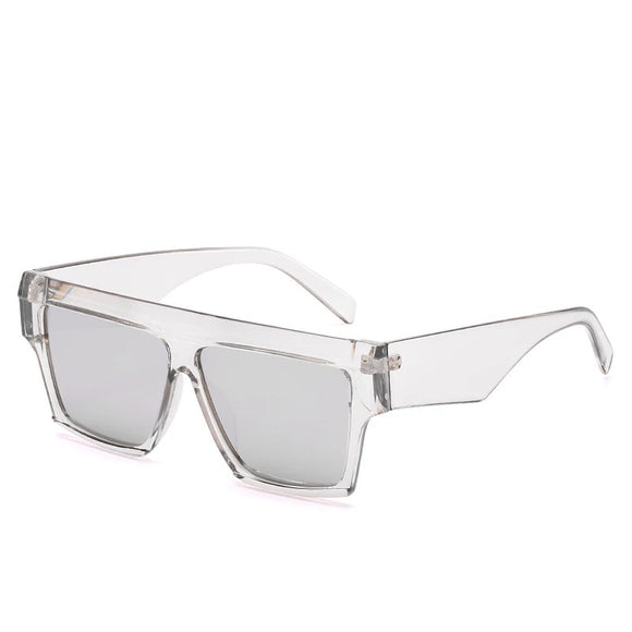 J+F Square Sunglasses in Light Grey