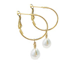I'll Have The Mimosa Pearl Hoops