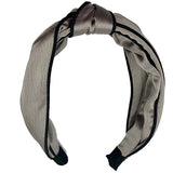Sleek Silk Grey Headband