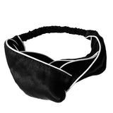 Twisted Black Silk Soft Headband