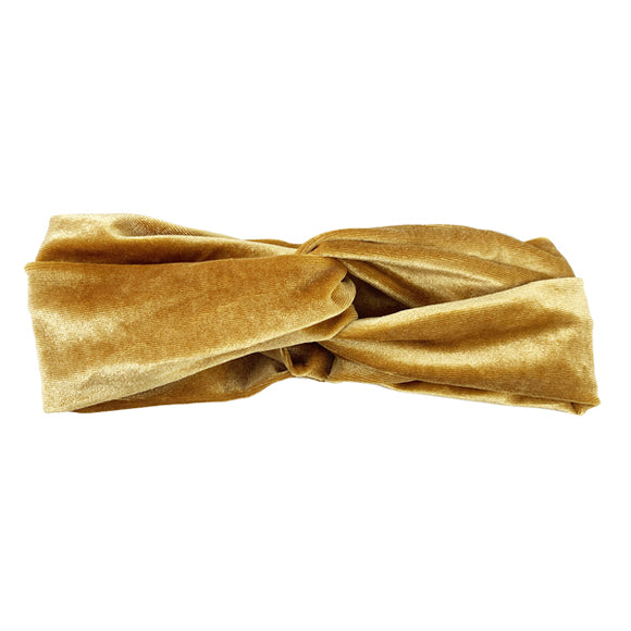 Velvet Gold Soft Headband