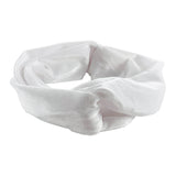 Velvet White Soft Headband