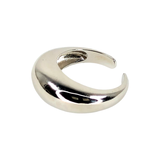Arched Thick Dome Sterling Silver Adjustable Ring