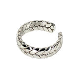 Wheat Sterling Silver Adjustable Ring