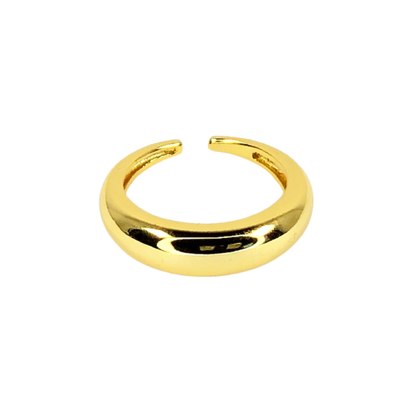 Buy BEEZAL 14KT Simple 585 Solitaire (CZ) Gold Ring With Minimal Design  (Weight more than 1.20 Gms) With Size Adjustable | Hallmark Certified at  Amazon.in