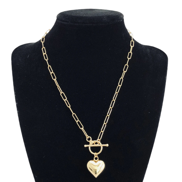 Heart 14k Gold Vermeil Pendant Necklace