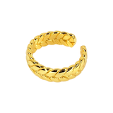 Wheat 14k Gold Vermeil Adjustable Ring