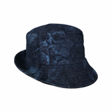 Tie-Dye Dark Wash Reversible Bucket hat