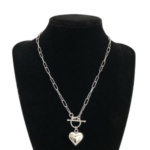 Heart Sterling Silver Pendant Necklace