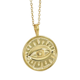 Evil Eye 14k Gold Vermeil Pendant Necklace