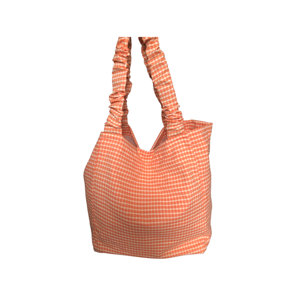 Orange Cotton Tote Bag