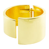 Negative Space Bar Gold Bracelet