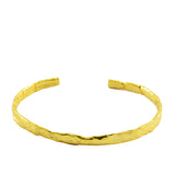 Raw 14k Gold Vermeil Adjustable Bracelet